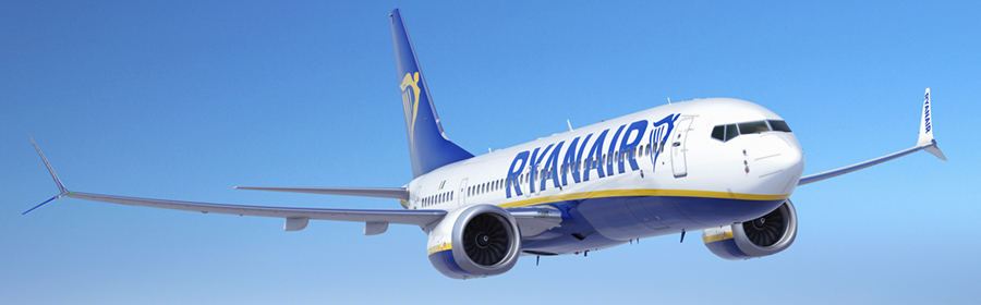 Ryanair recibe el primer avión Boeing 737 